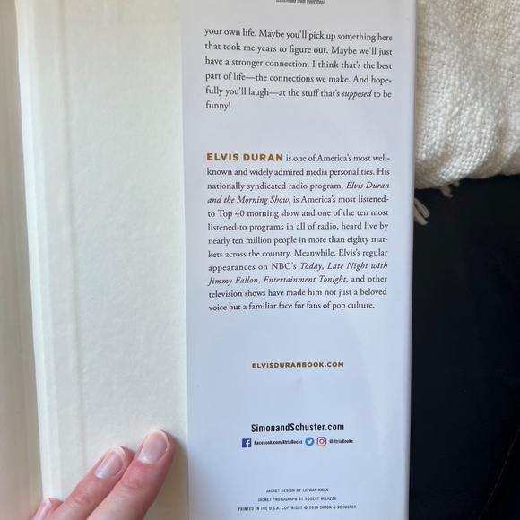 SIGNED COPY Where Do I Begin? by Elvis Duran Hardcover Book - Picture 4 of 6